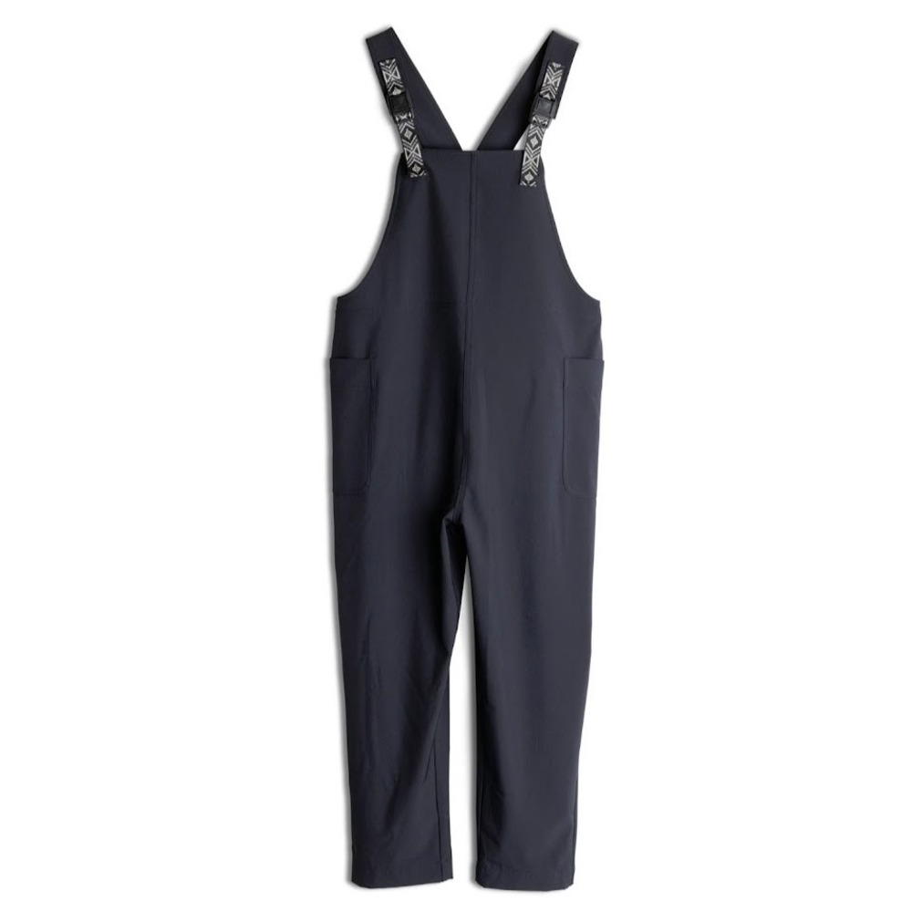 KAVU Womens XXS Black San Blas Overalls Patterned Webbing Straps Stretch Outdoor